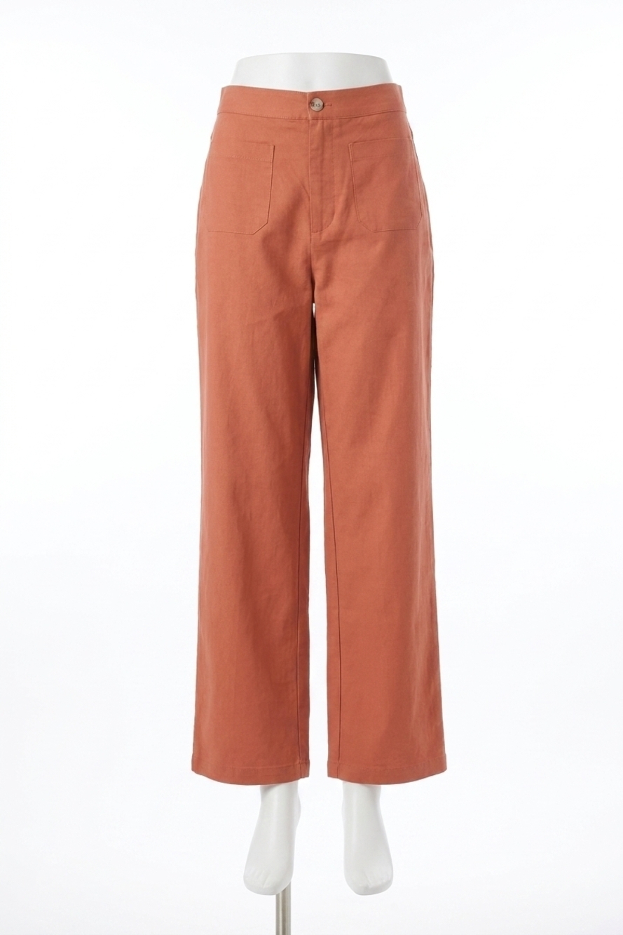 NEW WISHLIST linen pants with pockets in burlwood